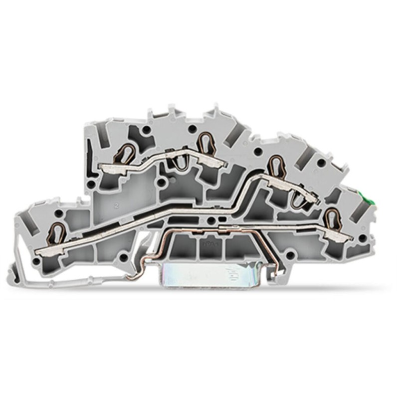 ZŁĄCZKA 3-PIĘTROWA 2,5MM2 L/L/PE SZARA 2,5 MM2 2003-7645