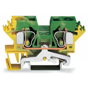 ZŁĄCZKA PE 10 MM2 ZÓŁTOZIELONA 284-607