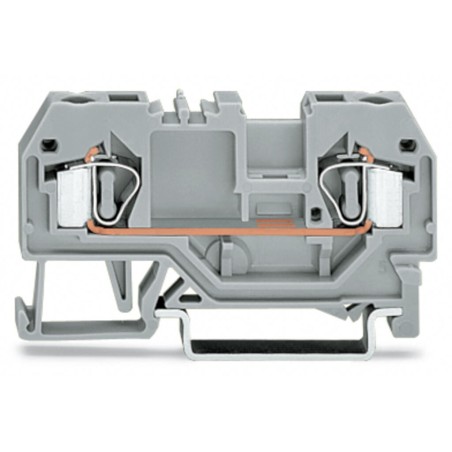 Złączka Przelotowa WAGO 281-903 CAGE CLAMP 4mm² Szara