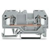 ZŁĄCZKA 2-PRZEWODOWA PRZELOTOWA 4 MM2 SZARA 281-901
