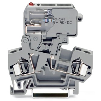 ZŁĄCZKA BEZPIECZENIKOWA 281-611/281-541 4 MM2 LED