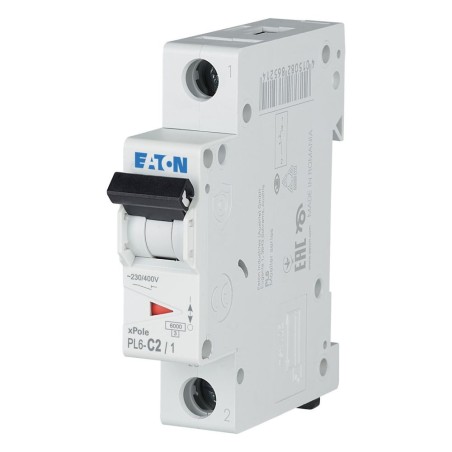 WYŁĄCZNIK NADPRĄDOWY 1P C 2A 6KA AC PL6- C2/1
