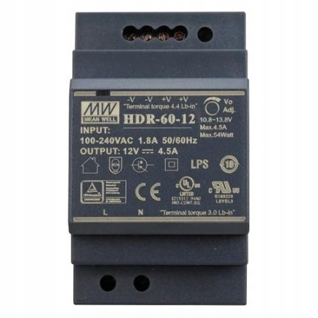 ZASILACZ IMPULS. 230/12VDC 54W