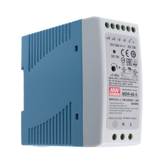 ZASILACZ NA SZYNĘ DIN 60W 5V 10A