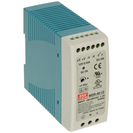 ZASILACZ  MEANWELL IMP. 12V/3,33A(40W) D IN