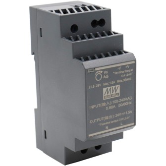 ZASILACZ NA SZYNĘ DIN 30W 24V 1.5A
