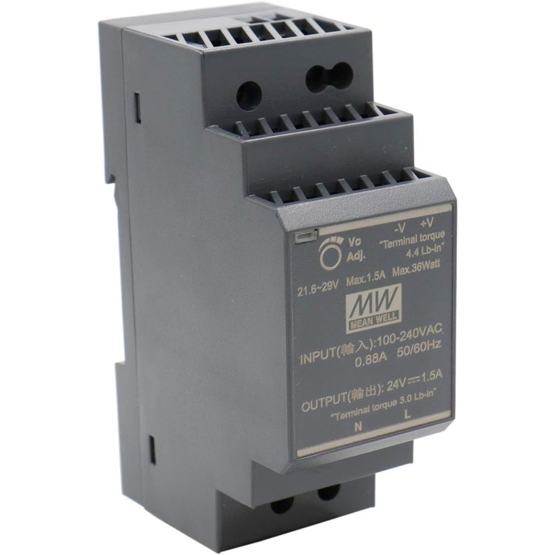 ZASILACZ NA SZYNĘ DIN 30W 24V 1.5A