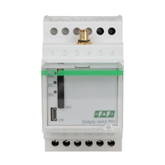PRZEKAŹNIK ZDALNEGO STEROWANIA GSM SIMPL Y MAX P01
