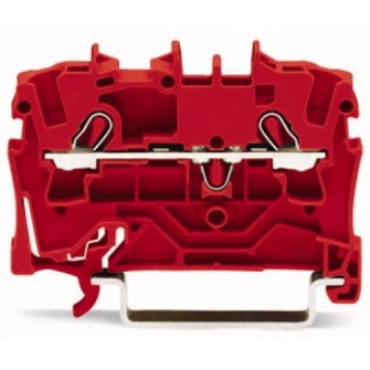 ZŁĄCZKA 2-PRZEW.2,5mm2 CZERWONA