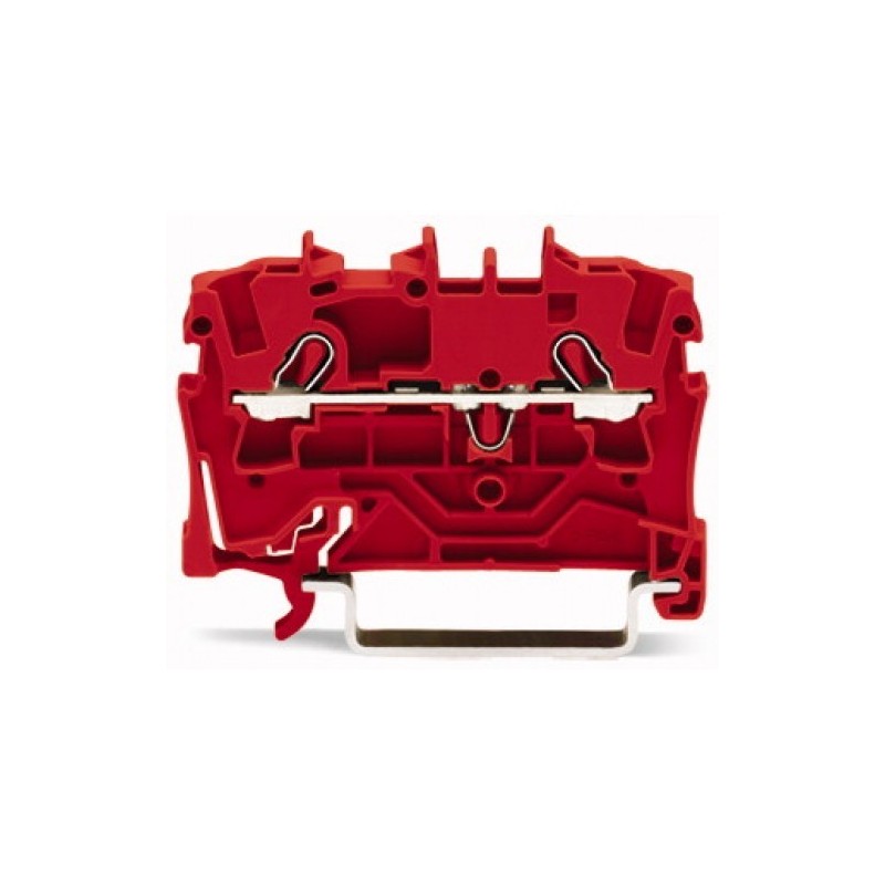 ZŁĄCZKA 2-PRZEW.2,5mm2 CZERWONA