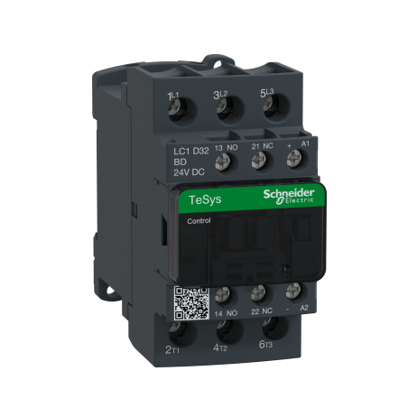 Stycznik LC1D32BL Schneider 3P 32A 24V DC niski pobór | Sklep