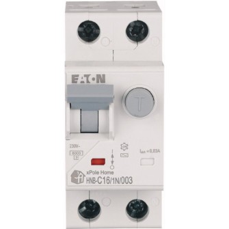 WYŁĄCZNIK RÓŻNICOWO-NADPRĄDOWY 2P 16A 0, 03A TYP AC XPOLE HOME HNB-C16A/1N/003 195127