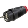 WTYCZKA GUMOWA 16A 2P+Z 230V UNI-SCHUCO IP54/PEŁNA GUMA/ TAURUS2