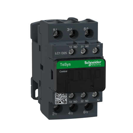 Stycznik LC1D25F7 Schneider 3P 25A 110V AC 1NO+1NC | Sklep
