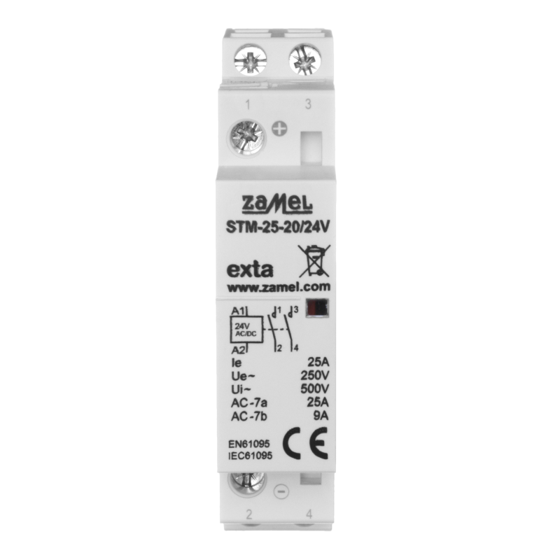 STYCZNIK 25A 2NO STM-25-20/24V