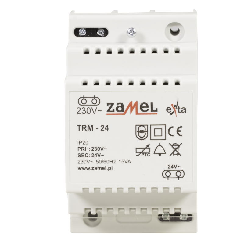 TRAFO 230V/24V SZYNA TRM-24