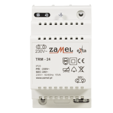 TRAFO 230V/24V SZYNA TRM-24