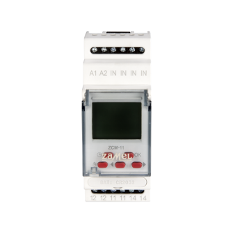 ZCM-11 PROGRAMATOR TYGODNIOWY 1-KANAŁOWY 16A 2M 230V AC IP 20 EXTA(EXT10000150)