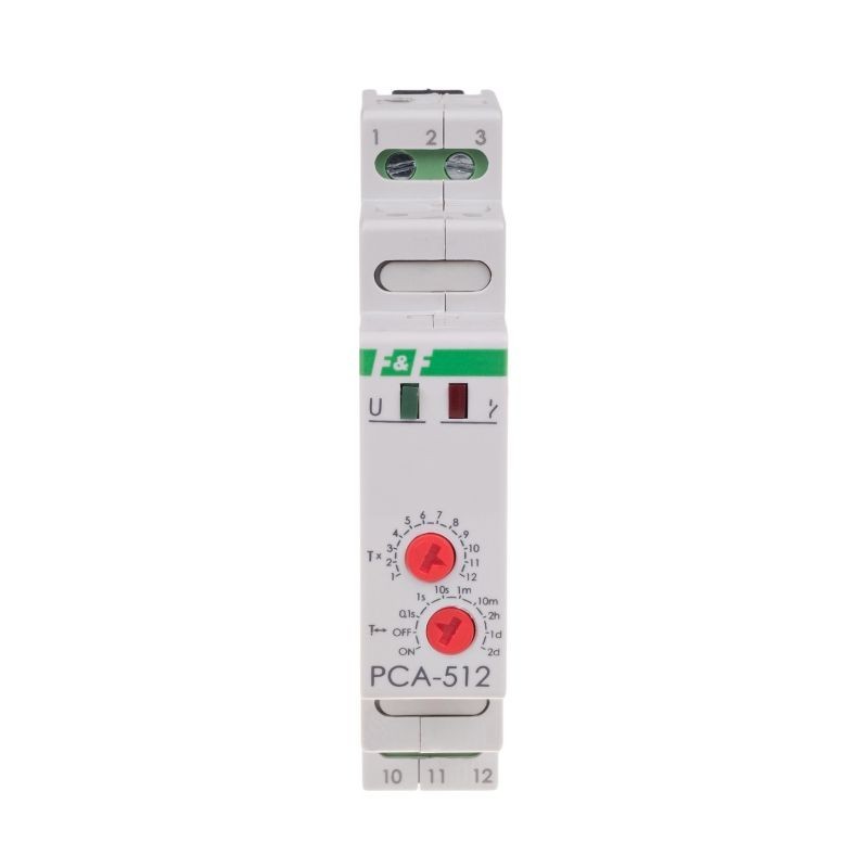 PRZEKAŹNIK CZASOWY 1P 10A 0,1SEK-576H 24 V AC/DC OPÓŹNIONE WYŁĄCZENIE