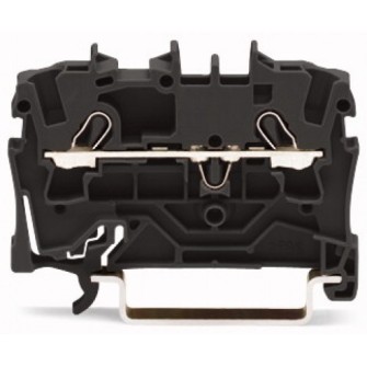 ZŁĄCZKA 2-PRZEW.2,5mm2 CZARNA