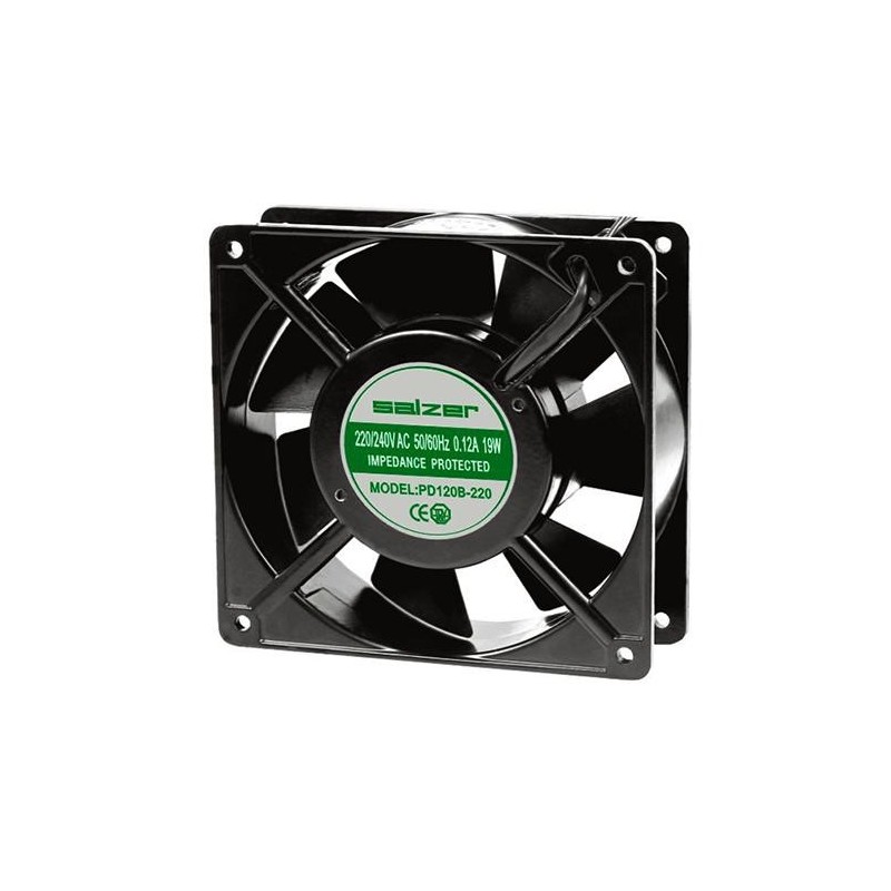 WENTYLATOR AC PD12038B-AC230C 120x120x38 mm,ŁOZYSKO KULK. 0,12A,183M3/H,PRZYŁĄCZE KONEKT.