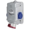 GNIAZDO STAŁE 16A 400V 3P+Z+N,1X230V,L-0 -P