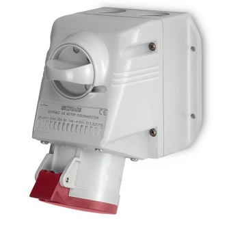 GNIAZDO STAŁE 32A 400V 3P+Z+N,WYŁ. 0-1