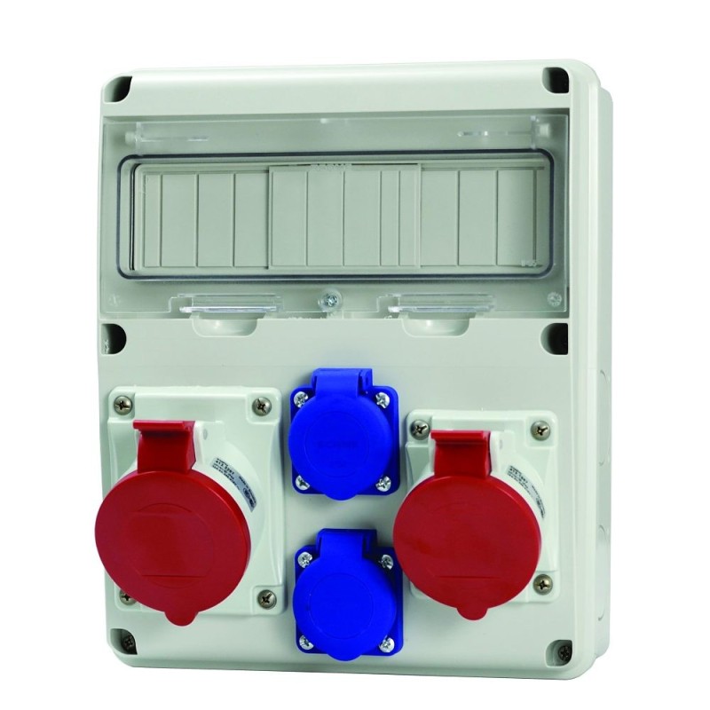 ROZDZIELNICA -1X32A/5P ,1X16A/5P,2X230VA C 11DIN