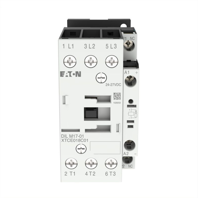 STYCZNIK MOCY 17A 3Z 1R 7.5KW 24V DC ZAC ISKI ŚRUBOWE DILM17-01-EA
