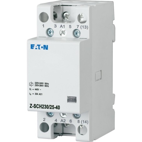 STYCZNIK MODUŁOWY 25A 4Z 2M 230V AC ZSCH 25A 4Z