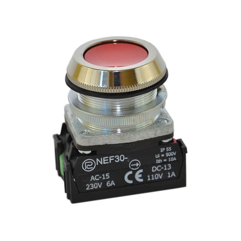 PRZYCISK NEF30-KCXY CZERWONY