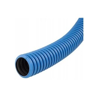 QRK 32-25 FLEX NIEBIESKI RURA OSŁONOWA KARBOWANA DWUWARSTWOWA ZIEMNA HDPE FI32/25 450N/5CM 020320002501