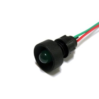 LAMPKA Klp-10/G ZIELONA 12-24V