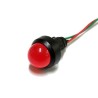 LAMPKA KLP-20/R CZERWONA 20mm 24VAC/DC