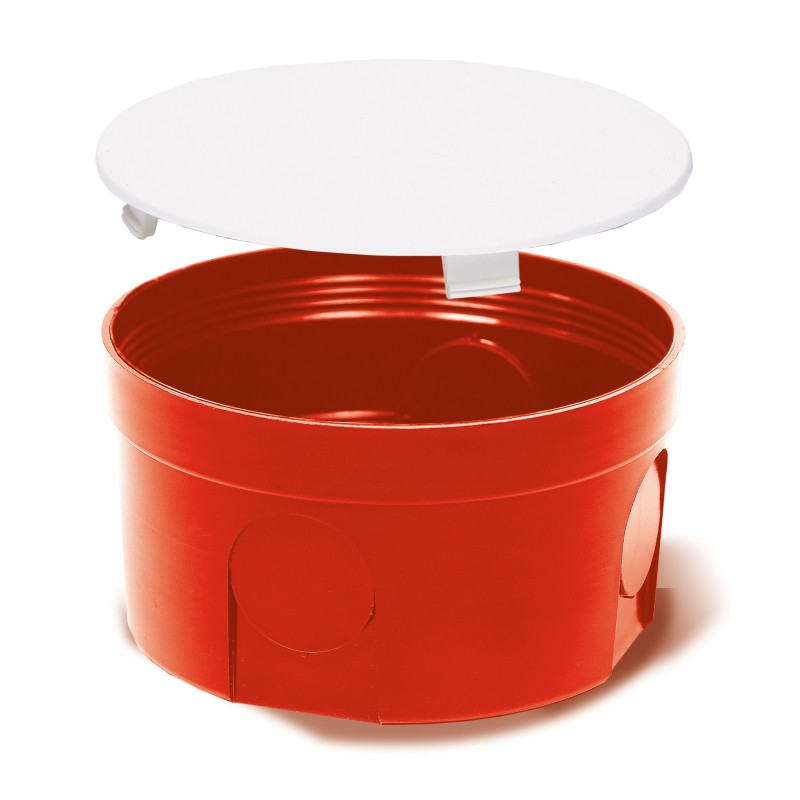 PRO PUSZKA INSTALACYJNA PO-80F P/T FI80 Z DEKLEM CEGLASTY