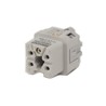 WSAD ŻEŃSKI DO POKRYWY METALOWEJ,5 PIN, 16A