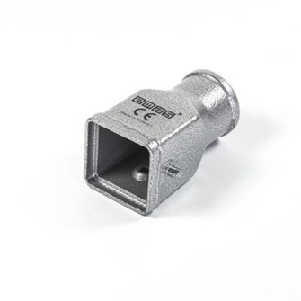 POKRYWA METALOWA PUSTA,5 PIN,10A, GÓRNE PRZYŁĄCZENIE