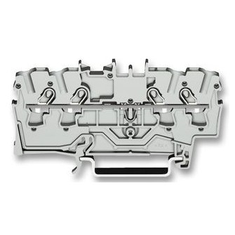 ZŁĄCZKA 4-PRZEWODOWA 2,5 MM2 SZARA 2002-1401