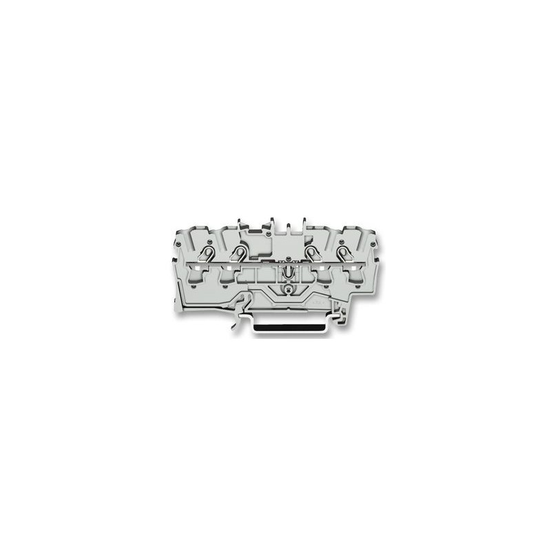 ZŁĄCZKA 4-PRZEWODOWA 2,5 MM2 SZARA 2002-1401