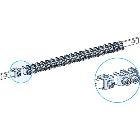 PRISMA P/G SZYNA UZIEMIAJĄCA PE 40X + 1 ZACISK 35MM2
