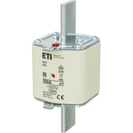 WKŁADK TOPIKOWA NH3 gG  500A/500V