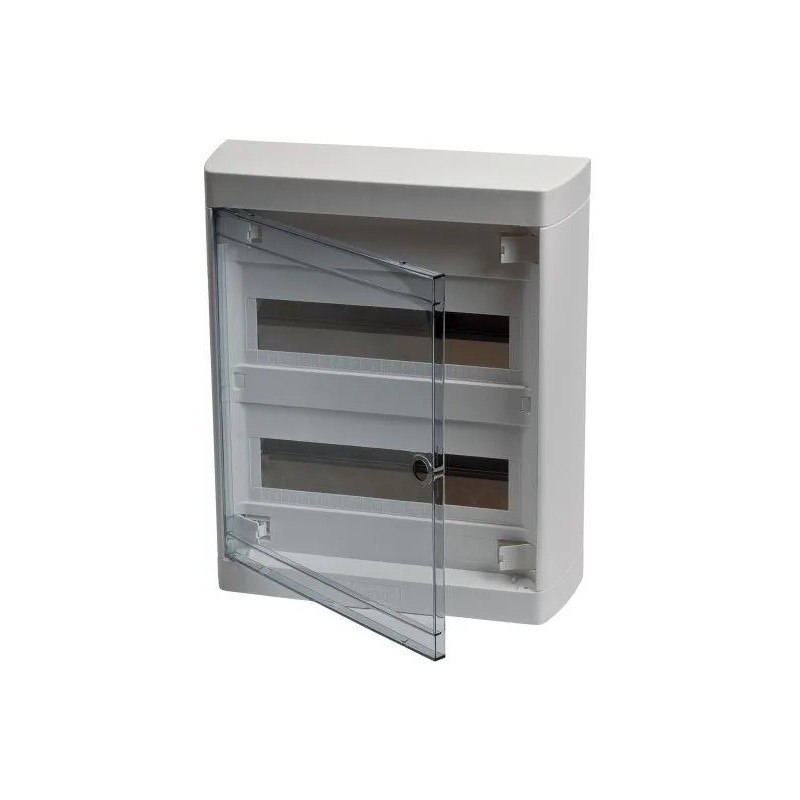 ROZDZIELNIA NEDBOX 2x12 N/T DRZWI TRANSP ARENTNE