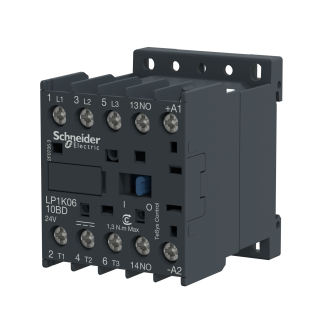 STYCZNIK 3P 6A 24V DC 1NC
