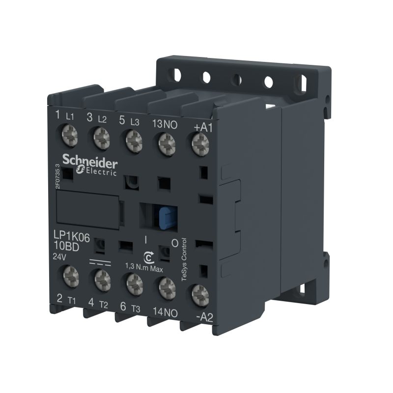 STYCZNIK 3P 6A 24V DC 1NC