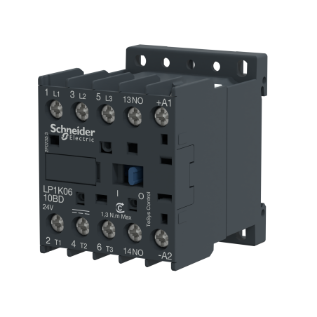 Stycznik LP1K0601BD Schneider 3P 6A 24V DC 1NC | Sklep