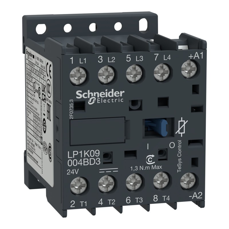STYCZNIK 4P 20A 24V DC 4NO