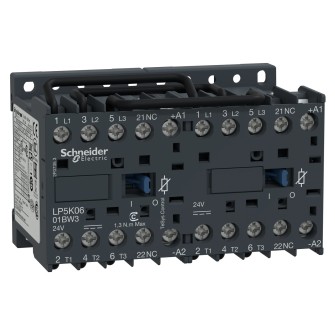 STYCZNIK 3P 6A 24V DC 1NC