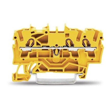 Złączka przelotowa WAGO 2002-1306 3-przewodowa żółta 2,5 mm2 | Sklep