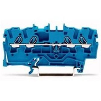 ZŁĄCZKA 4-PRZEW.2,5mm2 NIEB.