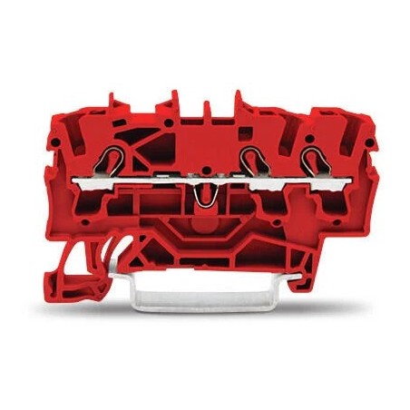 Złączka przelotowa WAGO 2002-1303 3-przewodowa czerwona 2,5 mm | Sklep